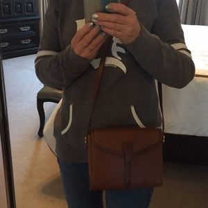 Authentic Leather Burberry Crossbody Bag